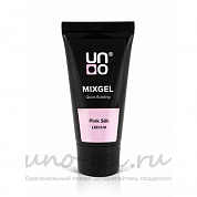 UNO, Полиакриловый гель MIXGEL Pink Silk, камуфлирующий