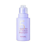 Тонирующий шампунь для осветленных волос Masil 5 Salon No Yellow Shampoo — 50 мл