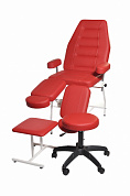 Педикюрное кресло ( цвет красный )