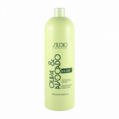 Бальзам увлажняющий для волос с маслами авокадо и оливы линии Studio Professional, 1000 мл