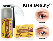 Kiss Beauty, Мыло для укладки бровей "Улитка" прозрачный, 10г