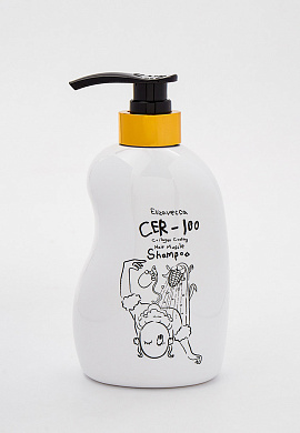 Elizavecca, Шампунь для волос с коллагеном Cer-100 Collagen Coating Hair Muscle Shampoo, 500 мл