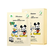 Mаска тканевая JMSOLUTION DISNEY COLLECTION SELFIE BARRIER HEARTLEAF MASK(30 мл)