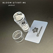 Штамп Bloom №6 (двусторонний+пластина)