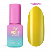 Pixie Secrets Гель лак Yellow 01 8мл