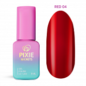 Pixie Secrets Гель лак RED 04 8мл