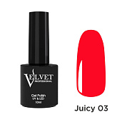 Velvet, Гель лак Juicy 03
