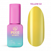 Pixie Secrets Гель лак Yellow 02 8мл