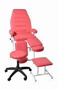 Косметологическое кресло ( цвет коралл )